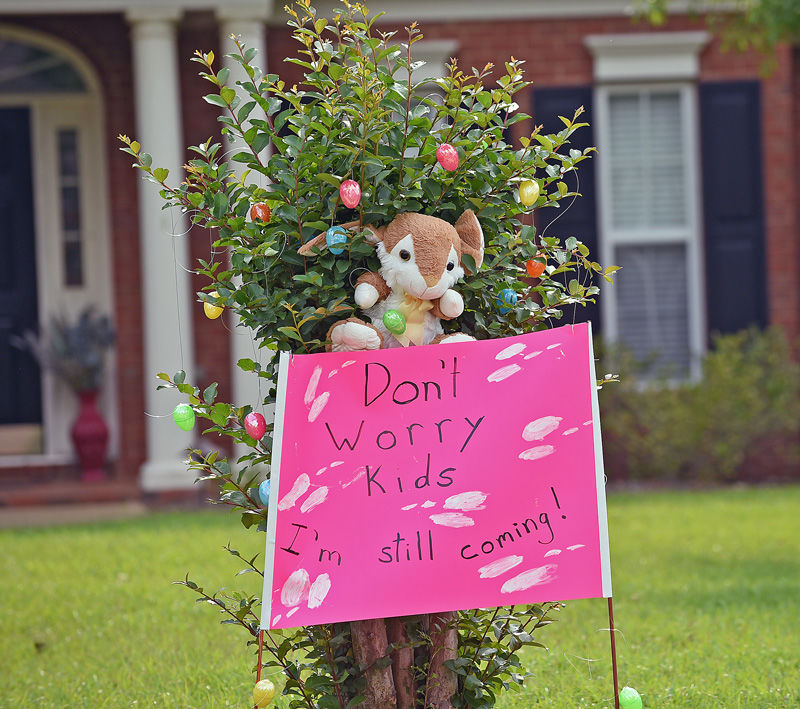 Easter decorations in the Wiregrass